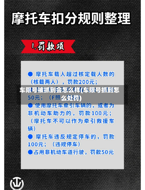 车限号被抓到会怎么样(车限号抓到怎么处罚)-第1张图片