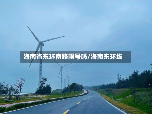 海南省东环南路限号吗/海南东环线-第3张图片