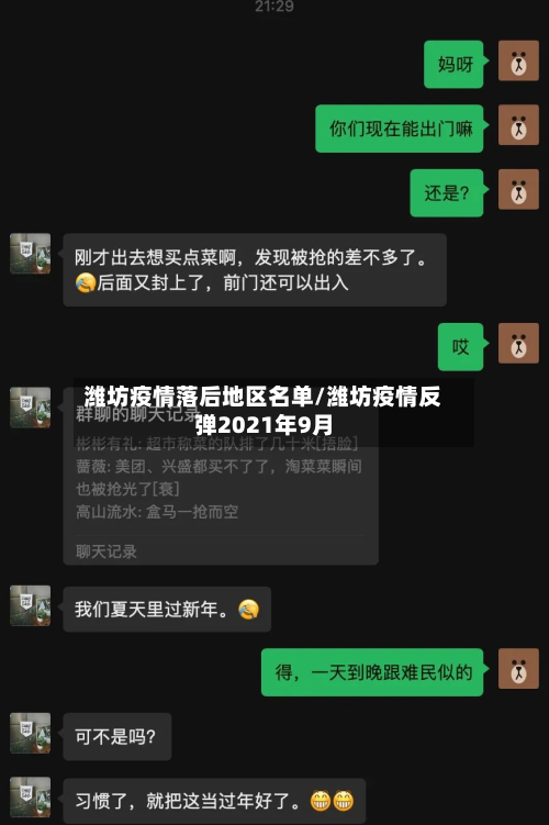 潍坊疫情落后地区名单/潍坊疫情反弹2021年9月-第2张图片