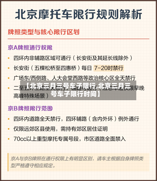 【北京三月三号车子限行,北京三月三号车子限行时间】-第1张图片