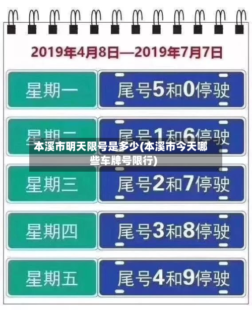 本溪市明天限号是多少(本溪市今天哪些车牌号限行)-第1张图片