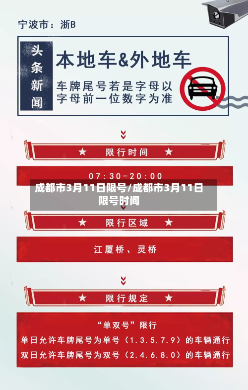 成都市3月11日限号/成都市3月11日限号时间-第1张图片