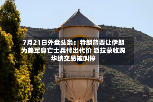 7月21日外盘头条：特朗普要让伊朗为美军身亡士兵付出代价 派拉蒙收购华纳交易被叫停-第3张图片