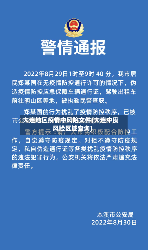 大连地区疫情中风险文件(大连中度风险区域查询)-第1张图片