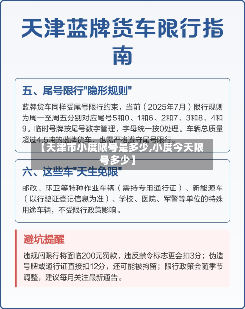 【天津市小度限号是多少,小度今天限号多少】