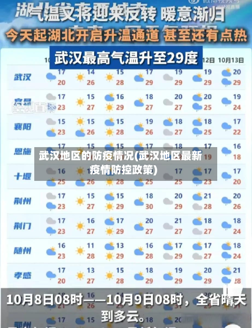 武汉地区的防疫情况(武汉地区最新疫情防控政策)-第2张图片
