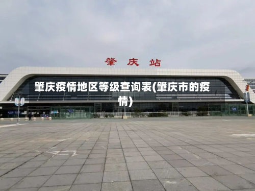 肇庆疫情地区等级查询表(肇庆市的疫情)-第1张图片