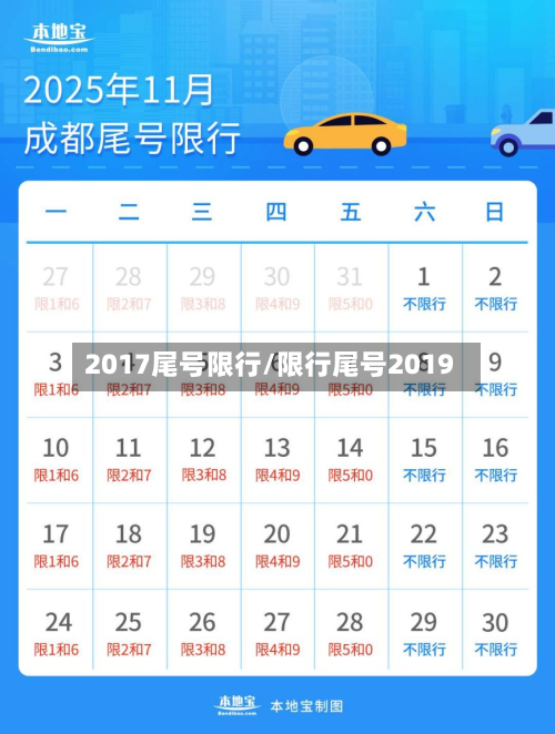 2017尾号限行/限行尾号2019-第3张图片