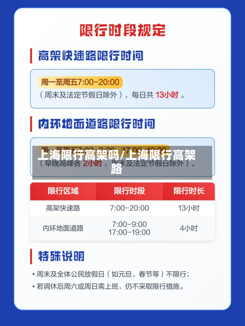 上海限行高架吗/上海限行高架路-第1张图片