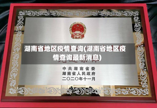 湖南省地区疫情查询(湖南省地区疫情查询最新消息)-第3张图片