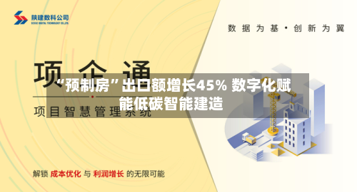 “预制房”出口额增长45% 数字化赋能低碳智能建造-第2张图片