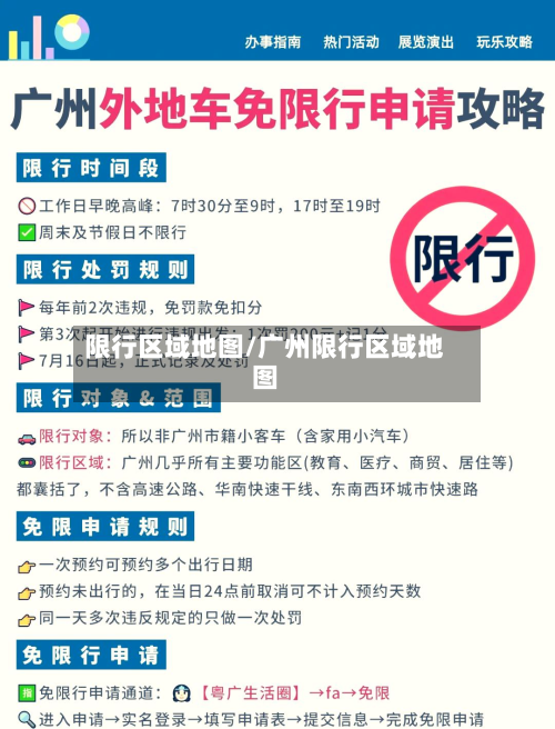 限行区域地图/广州限行区域地图-第2张图片