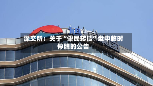 深交所：关于“肇民转债”盘中临时停牌的公告-第3张图片