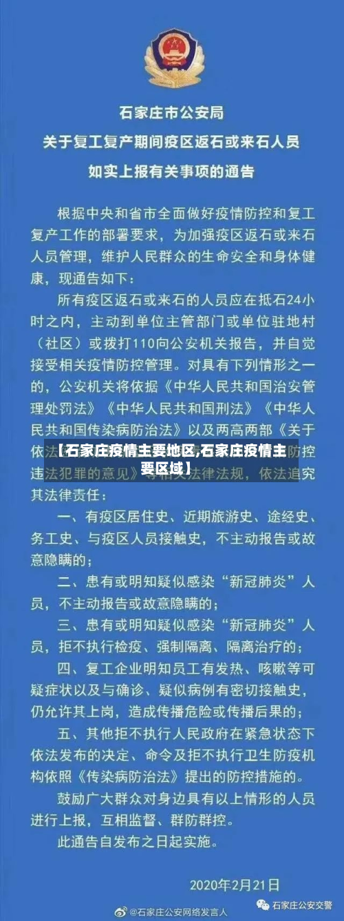 【石家庄疫情主要地区,石家庄疫情主要区域】