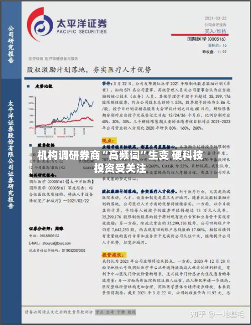 机构调研券商“高频词”生变 硬科技投资受关注