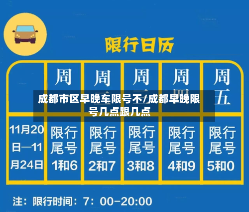 成都市区早晚车限号不/成都早晚限号几点跟几点-第3张图片