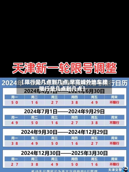 【限行是几点到几点,早高峰外地车牌限行是几点到几点】-第3张图片