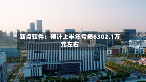 新点软件:预计上半年亏损6302.1万元左右-第1张图片