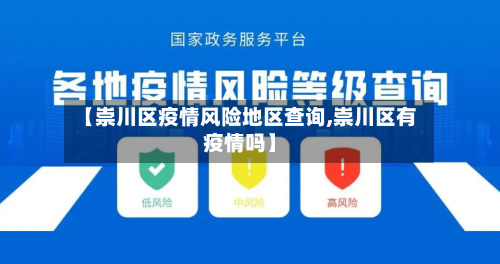 【崇川区疫情风险地区查询,崇川区有疫情吗】