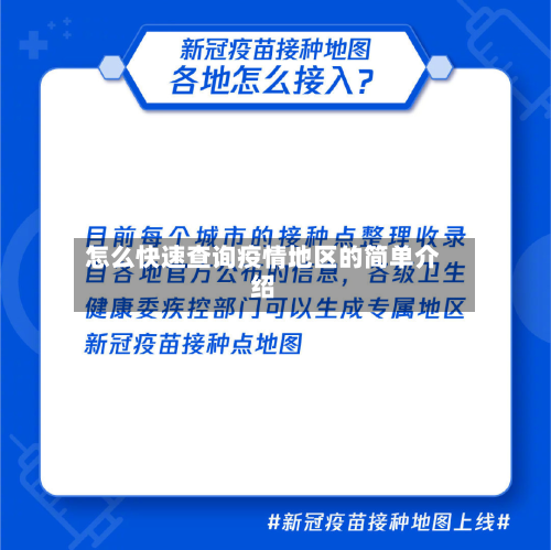 怎么快速查询疫情地区的简单介绍-第1张图片