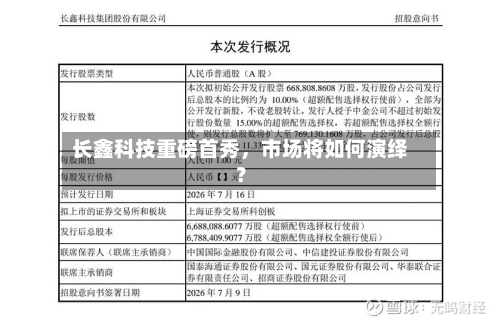 长鑫科技重磅首秀	，市场将如何演绎？-第2张图片