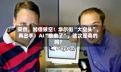 突然	，加倍做空！华尔街“大空头	”，再出手！AI“狼来了”，这次是真的吗？-第2张图片