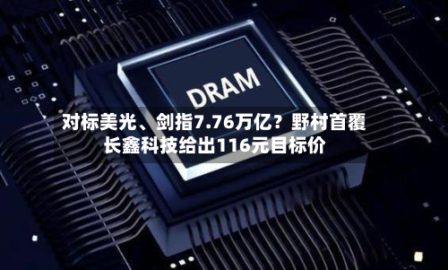 对标美光、剑指7.76万亿？野村首覆长鑫科技给出116元目标价-第3张图片