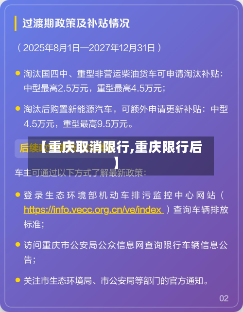 【重庆取消限行,重庆限行后】-第1张图片