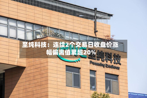 至纯科技：连续2个交易日收盘价涨幅偏离值累超20%-第3张图片