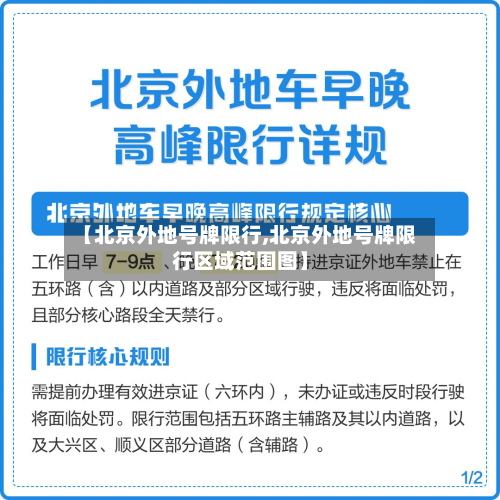 【北京外地号牌限行,北京外地号牌限行区域范围图】-第1张图片