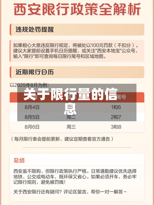 关于限行量的信息-第2张图片