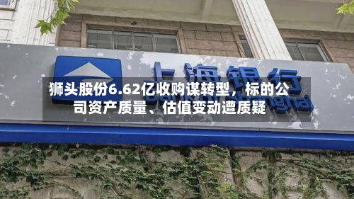 狮头股份6.62亿收购谋转型	，标的公司资产质量	、估值变动遭质疑-第2张图片