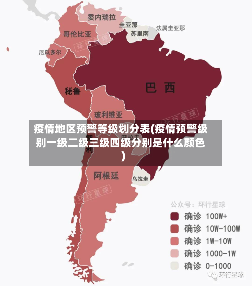 疫情地区预警等级划分表(疫情预警级别一级二级三级四级分别是什么颜色)