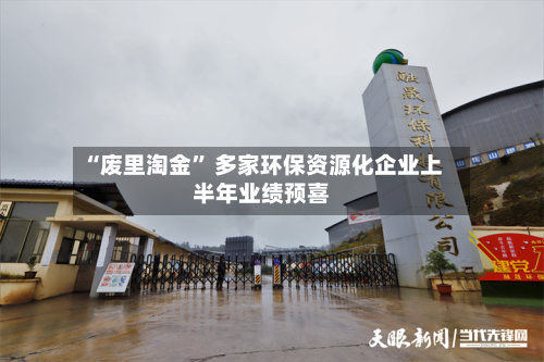 “废里淘金” 多家环保资源化企业上半年业绩预喜-第3张图片