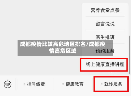 成都疫情比较高危地区排名/成都疫情高危区域-第1张图片