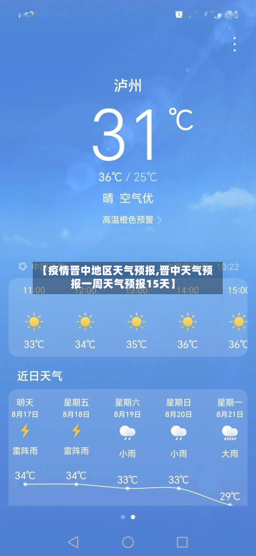 【疫情晋中地区天气预报,晋中天气预报一周天气预报15天】-第1张图片