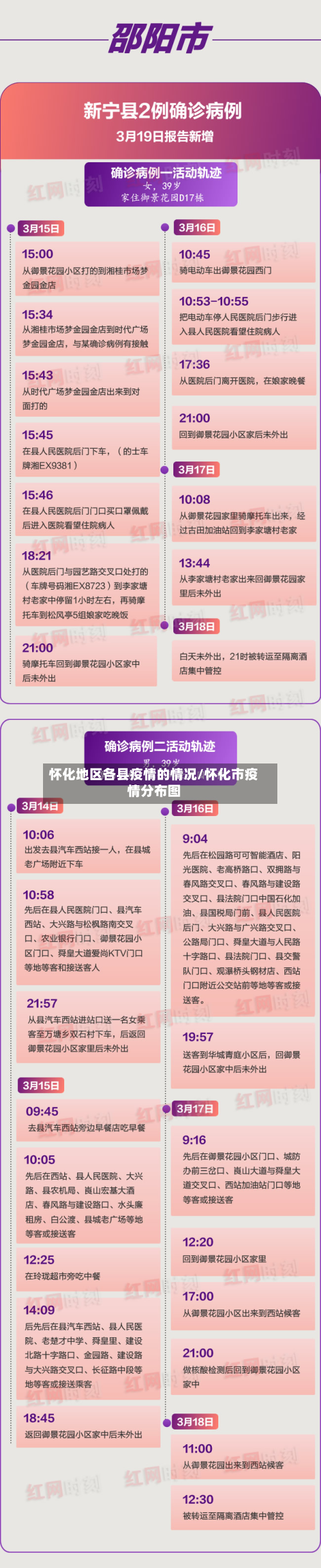 怀化地区各县疫情的情况/怀化市疫情分布图