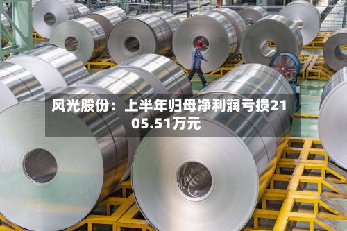 风光股份：上半年归母净利润亏损2105.51万元