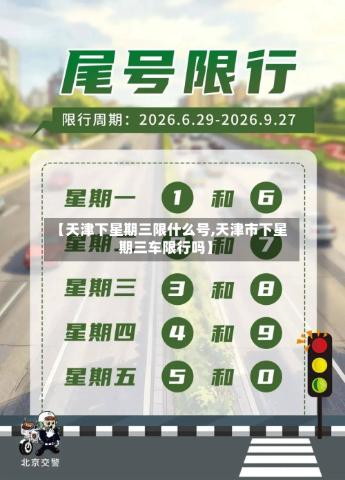 【天津下星期三限什么号,天津市下星期三车限行吗】-第2张图片
