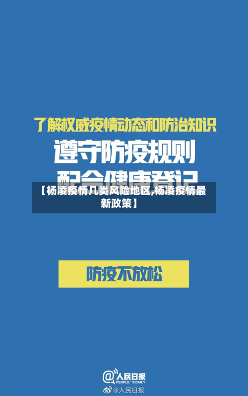 【杨凌疫情几类风险地区,杨凌疫情最新政策】