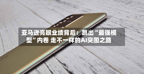 亚马逊亮眼业绩背后：跳出“最强模型”内卷 走不一样的AI突围之路-第2张图片