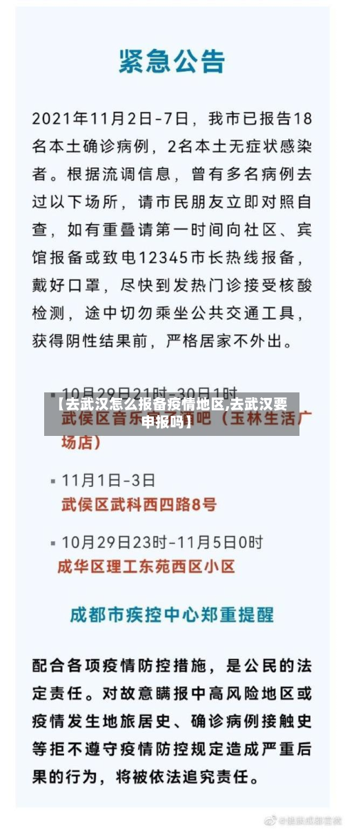 【去武汉怎么报备疫情地区,去武汉要申报吗】-第2张图片