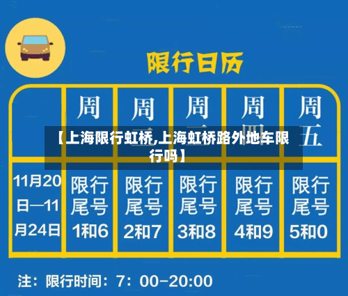 【上海限行虹桥,上海虹桥路外地车限行吗】-第1张图片