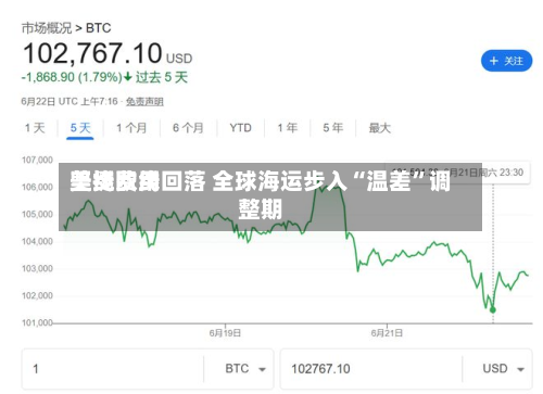 美线费用坚挺欧线回落 全球海运步入“温差”调整期