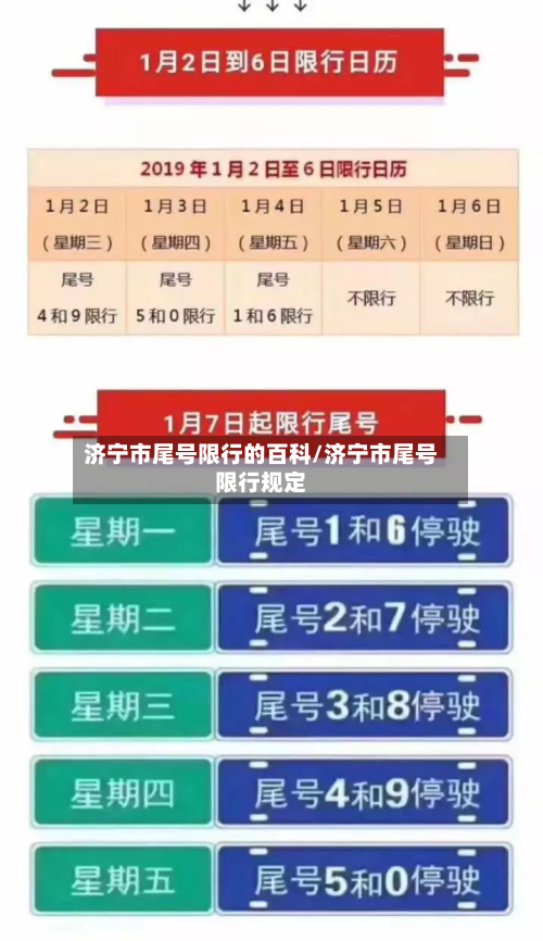 济宁市尾号限行的百科/济宁市尾号限行规定-第3张图片