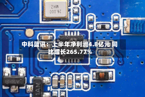 中科蓝讯：上半年净利润4.8亿元 同比增长265.77%-第2张图片
