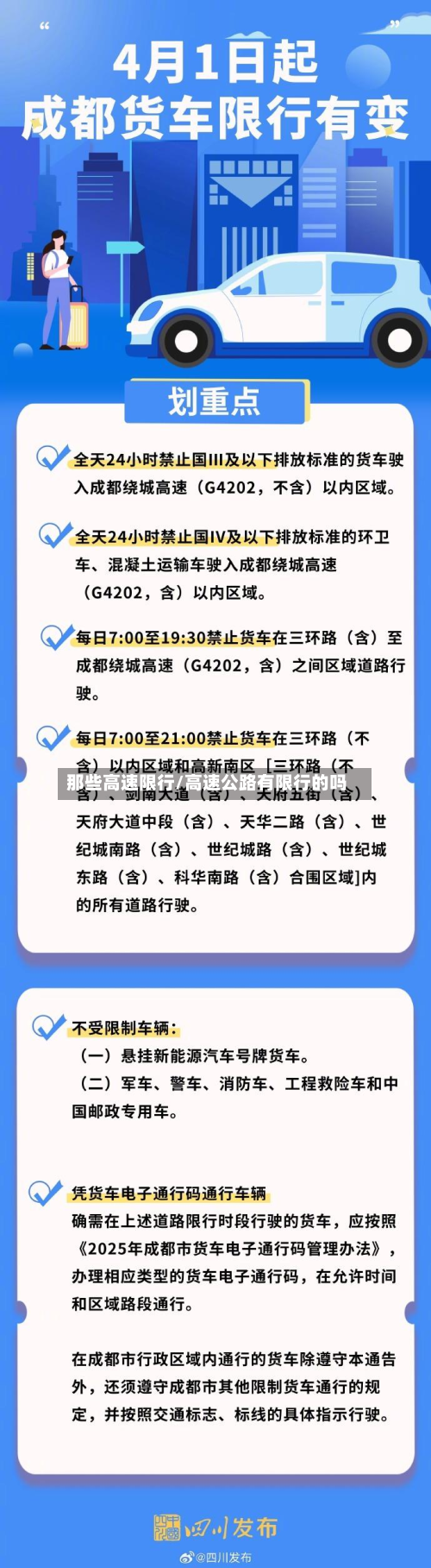 那些高速限行/高速公路有限行的吗
