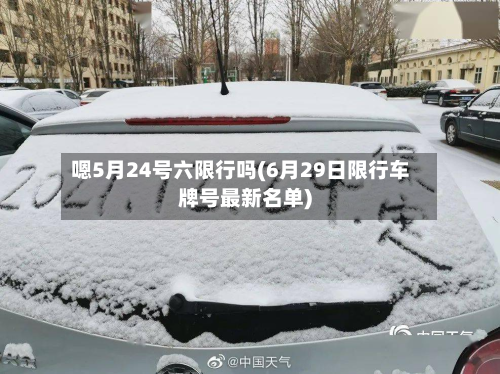 嗯5月24号六限行吗(6月29日限行车牌号最新名单)-第2张图片