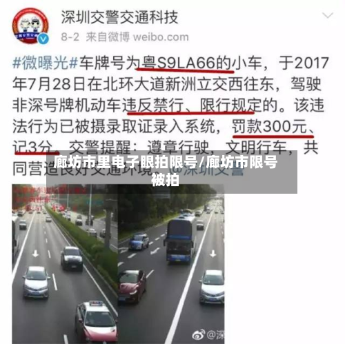 廊坊市里电子眼拍限号/廊坊市限号被拍-第3张图片