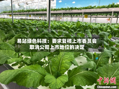 易站绿色科技:要求复核上市委员会取消公司上市地位的决定-第2张图片